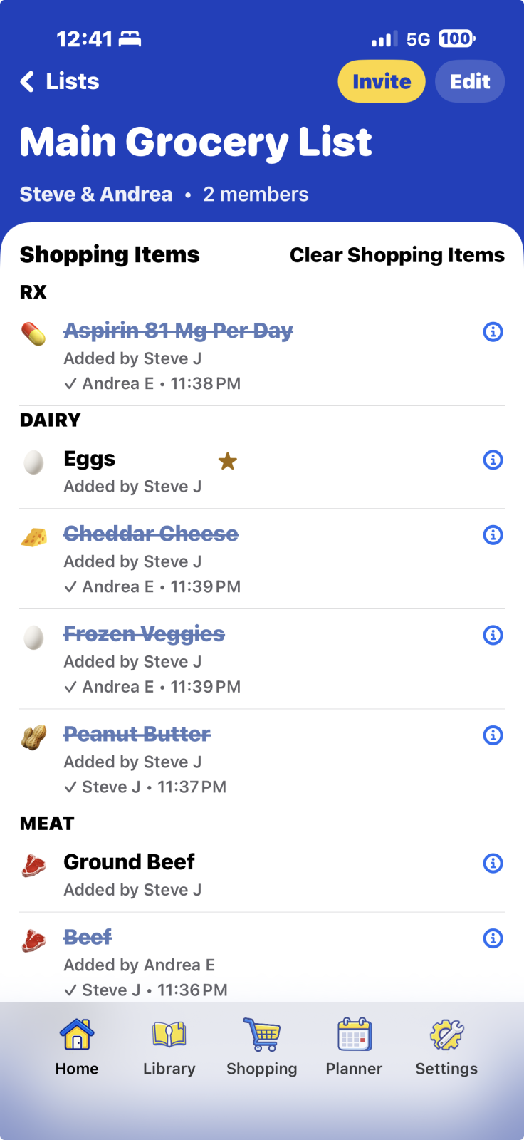 Recipe Organizer App Update: My Recipe Book Planner Version 2.0 Adds Shopping Lists and a Smarter Meal Planner